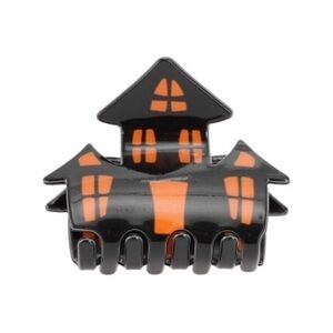 NWT Black & Green Scary Haunted Mansion Gothic Punk Grunge House Hair Claw Clip